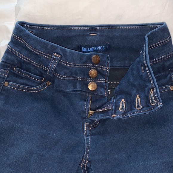 Juniors Blue Spice Stretch Jeans - Picture 3 of 5